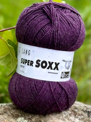 Juhani sukkaohje PDF + Lang Super soxx 6ply