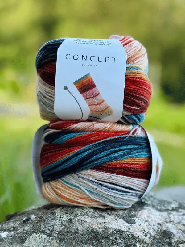 Katia SYMMETRIC SOCKS & MORE - ILLUSION