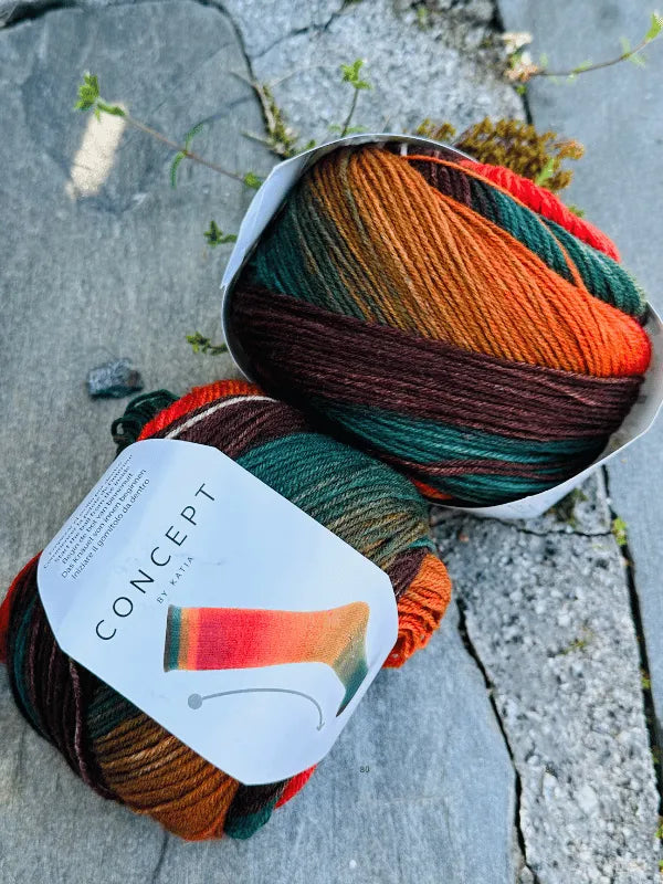 Katia symmetric socks &more - DEGRADÉ