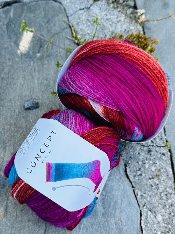 Katia symmetric socks &more - DEGRADÉ