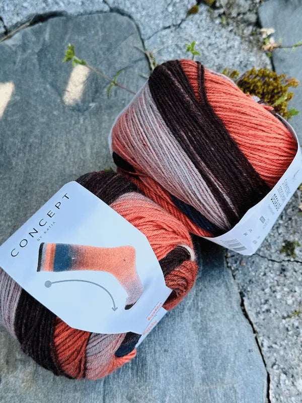 Katia symmetric socks &more - DEGRADÉ