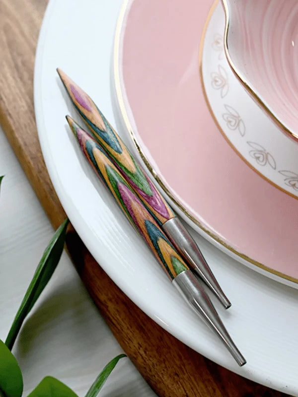 KnitPro Symfonie Wood Vaihtopäät, lyhyet