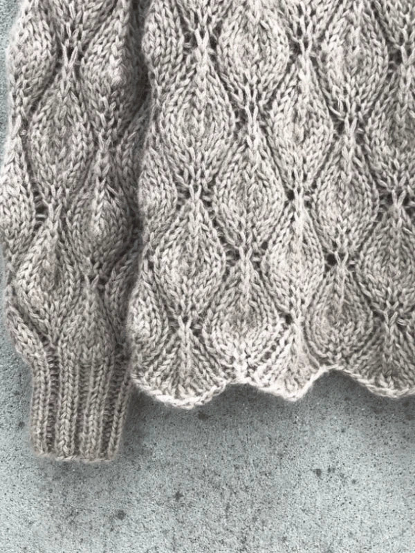 Olive Sweater My Size neuleohje