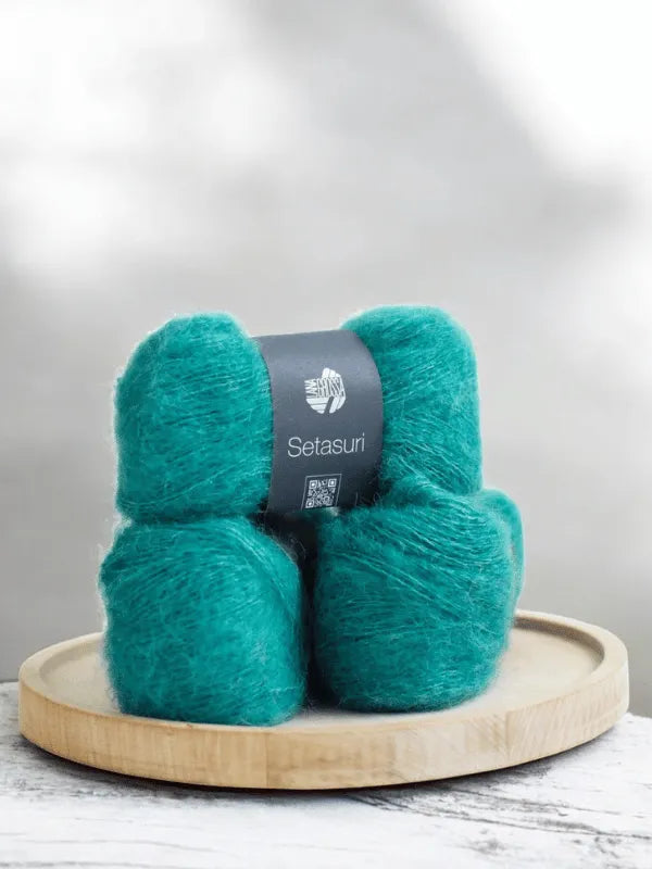 Sesu pitkähihainen neuleohje + Lana Grossa Setasuri