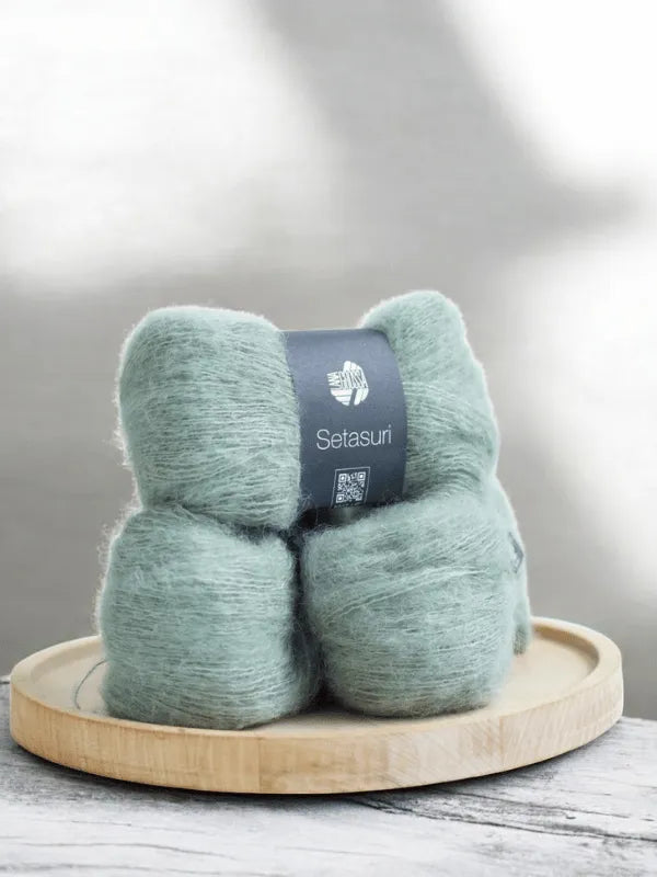 Sesu pitkähihainen neuleohje + Lana Grossa Setasuri