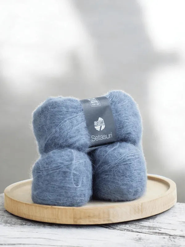 Sesu pitkähihainen neuleohje + Lana Grossa Setasuri