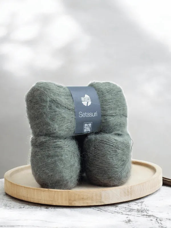 Sesu pitkähihainen neuleohje + Lana Grossa Setasuri