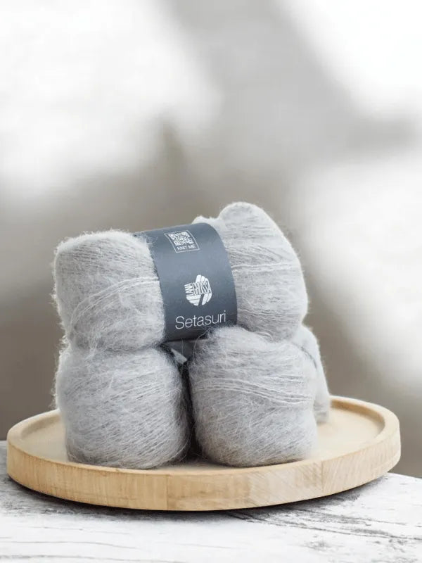 Sesu pitkähihainen neuleohje + Lana Grossa Setasuri