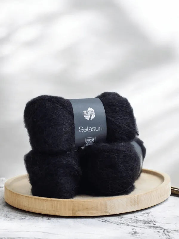 Sesu pitkähihainen neuleohje + Lana Grossa Setasuri