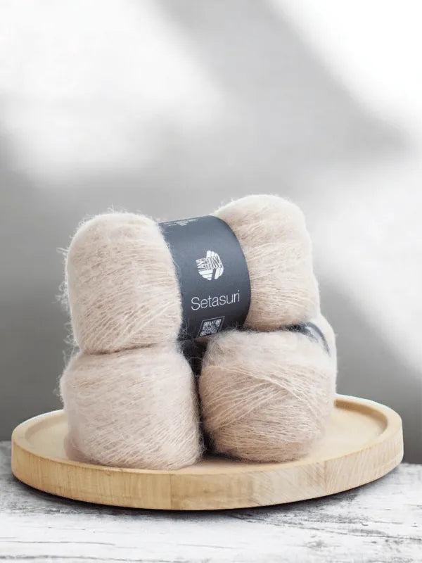 Sesu pitkähihainen neuleohje + Lana Grossa Setasuri