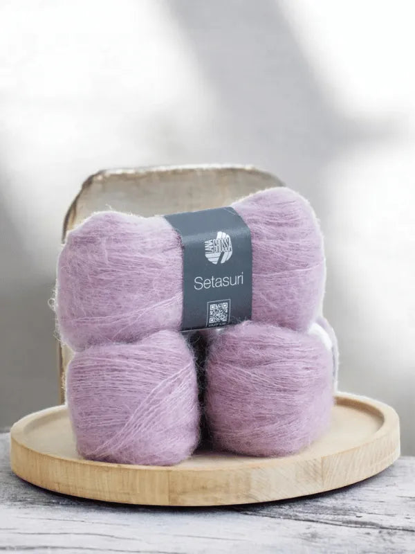 Sesu pitkähihainen neuleohje + Lana Grossa Setasuri