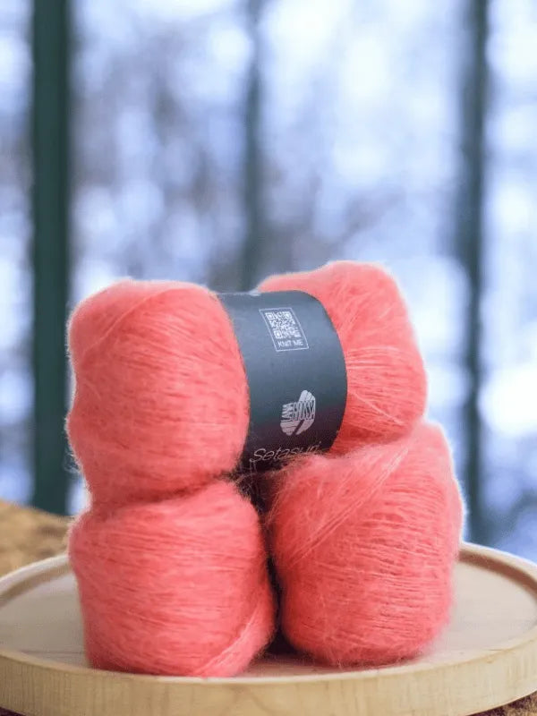 Sesu pitkähihainen neuleohje + Lana Grossa Setasuri