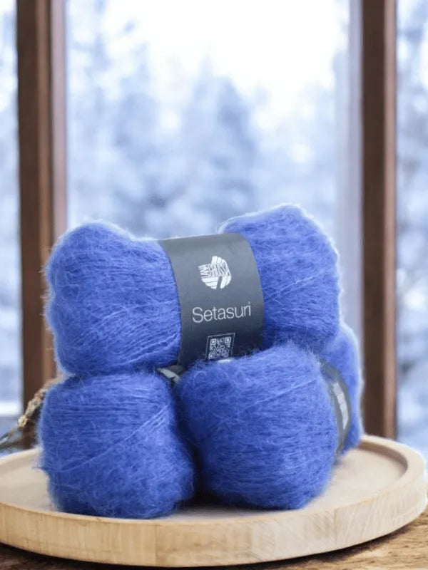 Sesu pitkähihainen neuleohje + Lana Grossa Setasuri