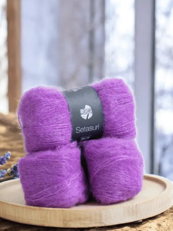 Sesu pitkähihainen neuleohje + Lana Grossa Setasuri