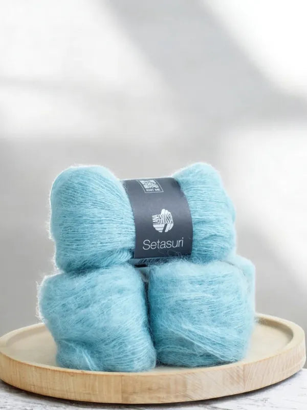 Sesu pitkähihainen neuleohje + Lana Grossa Setasuri