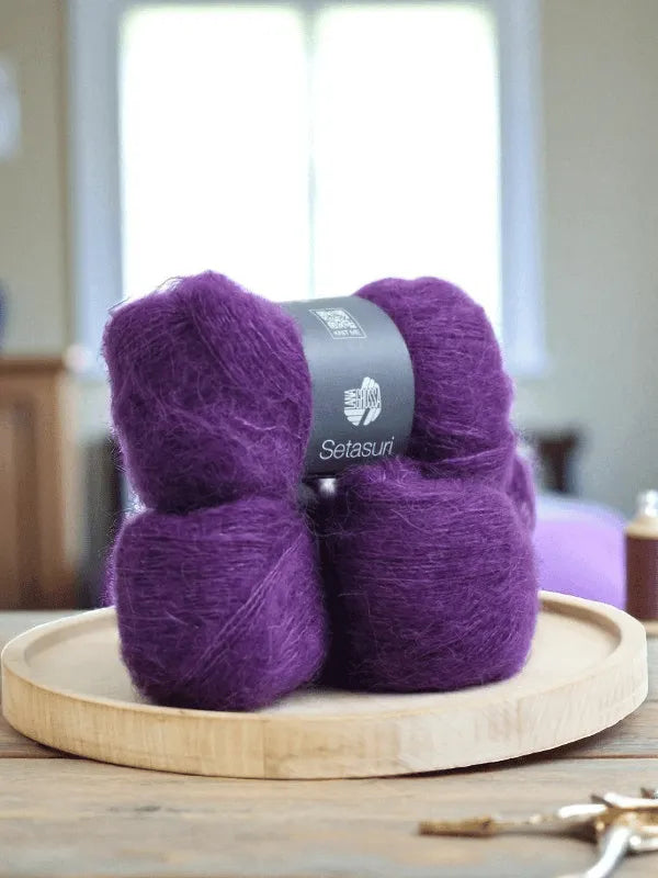 Sesu pitkähihainen neuleohje + Lana Grossa Setasuri