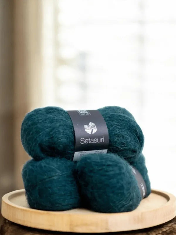 Sesu pitkähihainen neuleohje + Lana Grossa Setasuri