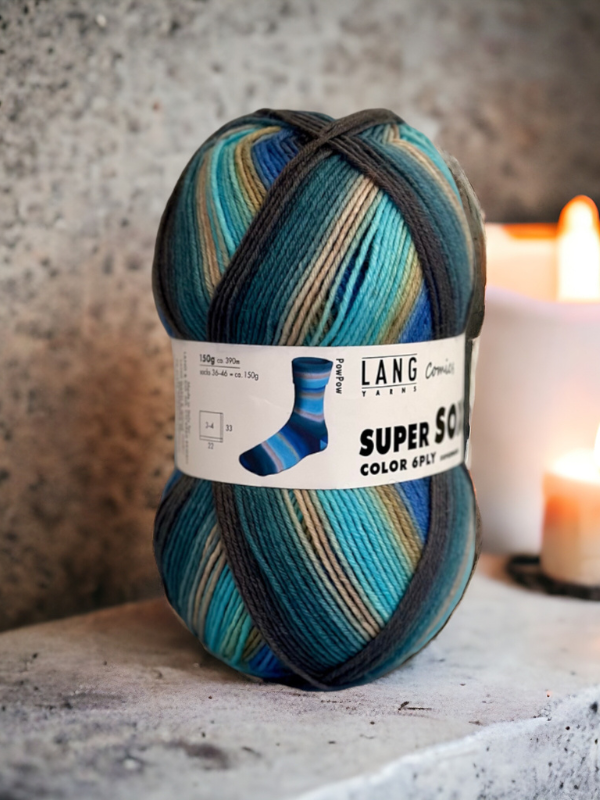 Lang yarns Super soxx 6ply Color