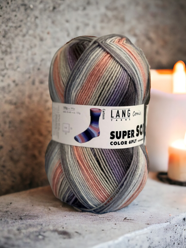 Lang yarns Super soxx 6ply Color