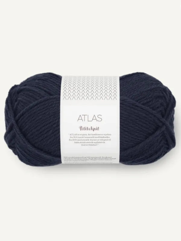 Petiteknit Hannah Sweater neuleohje + Sandnes Garn Atlas