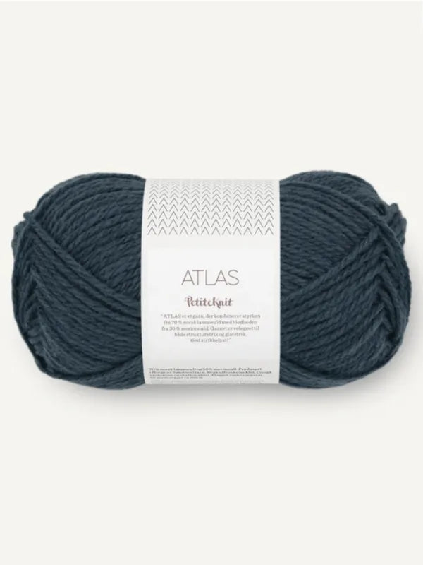 Petiteknit Hannah Sweater neuleohje + Sandnes Garn Atlas