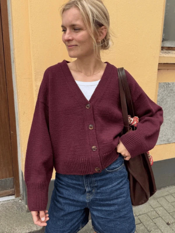 PetiteKnit Scarlet Cardigan -ENGLISH