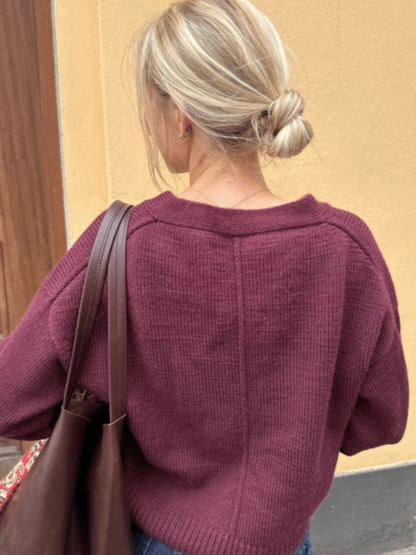 PetiteKnit Scarlet Cardigan -ENGLISH