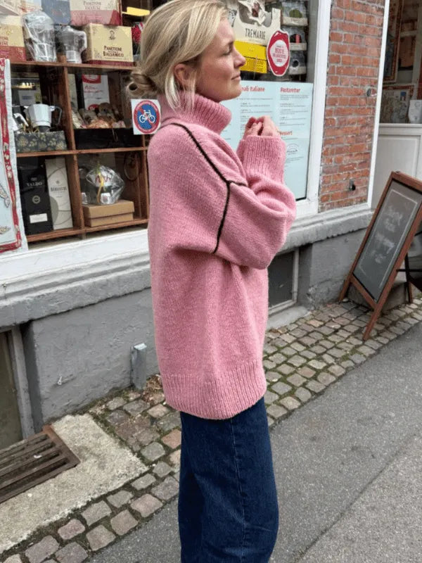 Petiteknit Linea Sweater neuleohje Suomi +Sandnes Garn Atlas