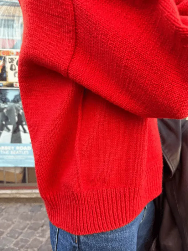 Petiteknit Scarlet sweater neuleohje (suomi)