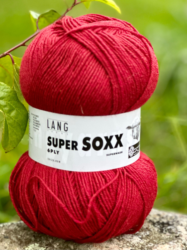 Juhani sukkaohje PDF + Lang Super soxx 6ply