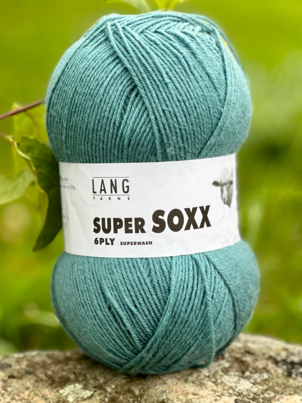 Juhani sukkaohje PDF + Lang Super soxx 6ply
