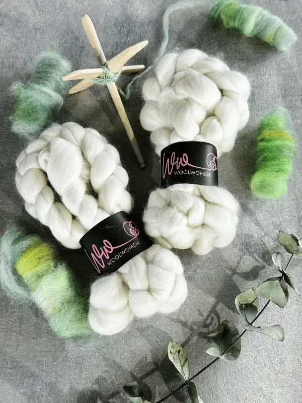WoolWomen kehruukuitu Polwarth Naturel