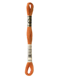 DMC moulin thread, shades 3770-4025, Ecru,Blanc,B5200