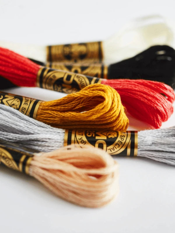 DMC moulin thread, shades 01-371