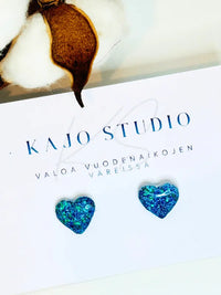 Kajo Studio Sydänmuotoiset korvakorunapit
