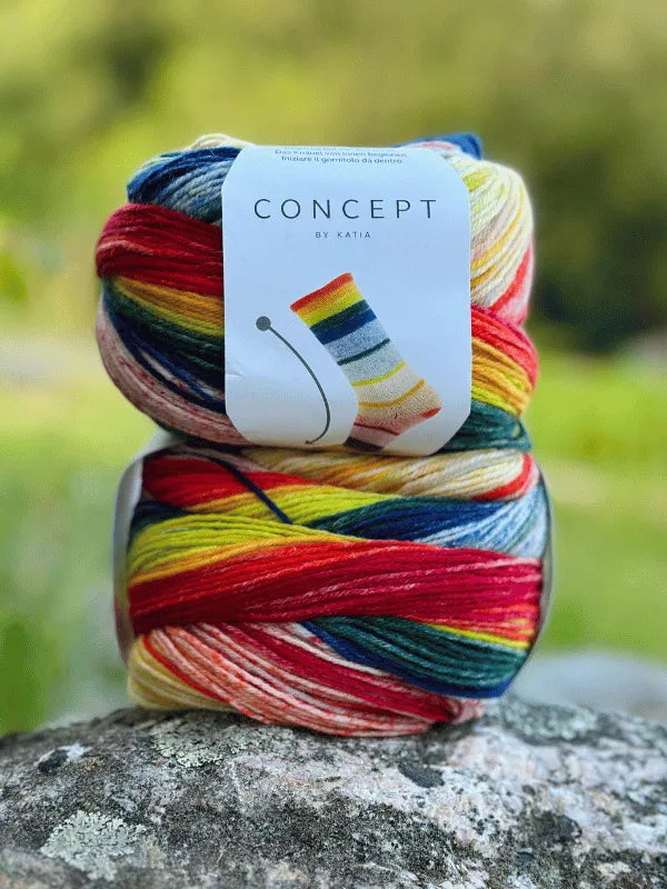 Katia SYMMETRIC SOCKS &amp; MORE - ILLUSION