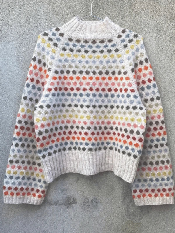 Knitting for olive, DOT SWEATER - Adult PDF
