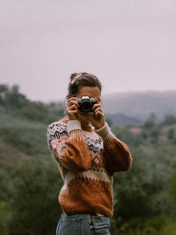 Kutovakika- dirty caramel paita, neuleohje