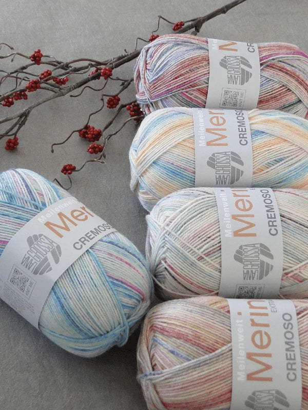 Lana Grossa Meilenweit 100 Merino Extrafine Cremoso