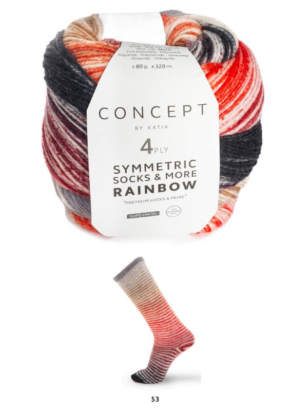 KATIA SYMMETRIC SOCKS & MORE - RAINBOW