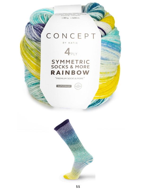 KATIA SYMMETRIC SOCKS & MORE - RAINBOW