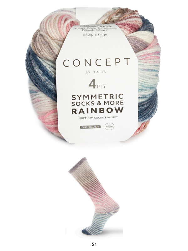 KATIA SYMMETRIC SOCKS & MORE - RAINBOW