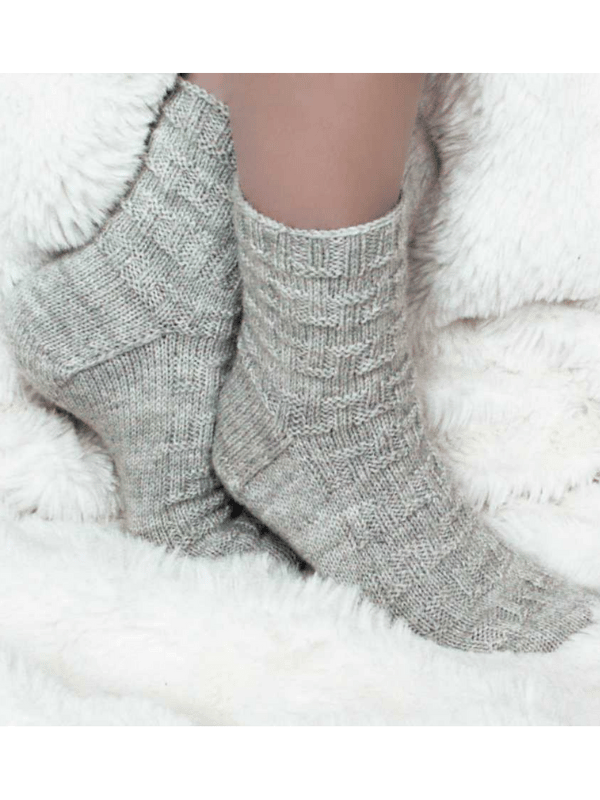 Lauri sukkohje sport+ Lana Grossa Meilenweit tweed 6