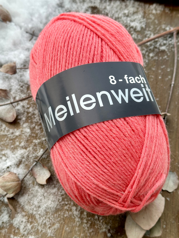 Eero sukkaohje + Lana Grossa Meilenweit 8