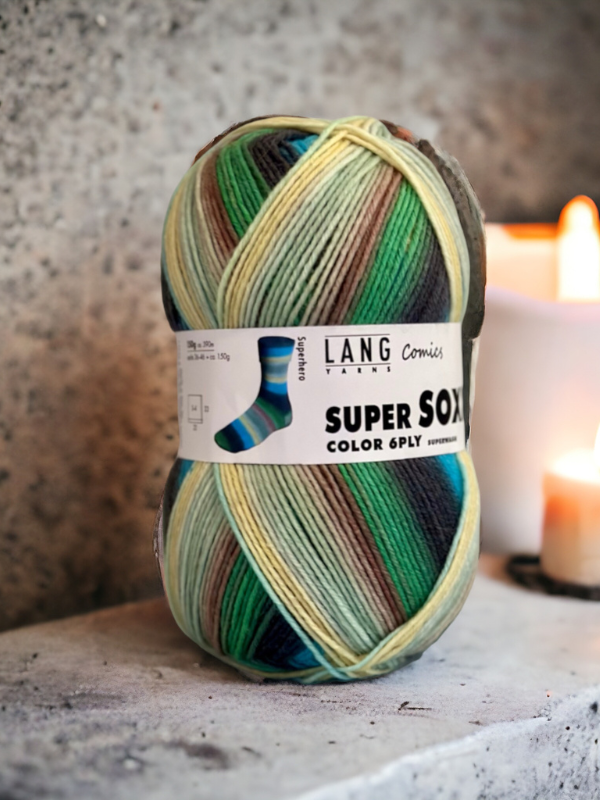 Lang yarns Super soxx 6ply Color