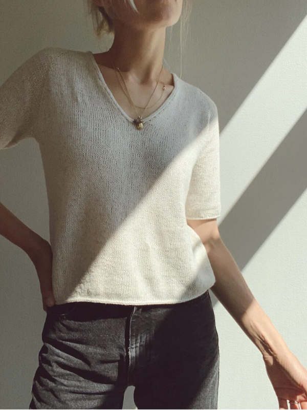 PetiteKnit -Cumulus Tee neuleohje