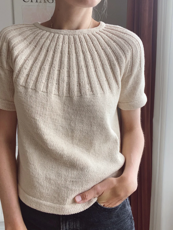 PetiteKnit -Sunday tee knitting pattern