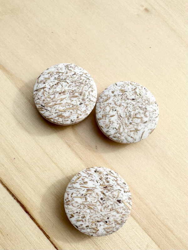 Recycle button coconut 20mm