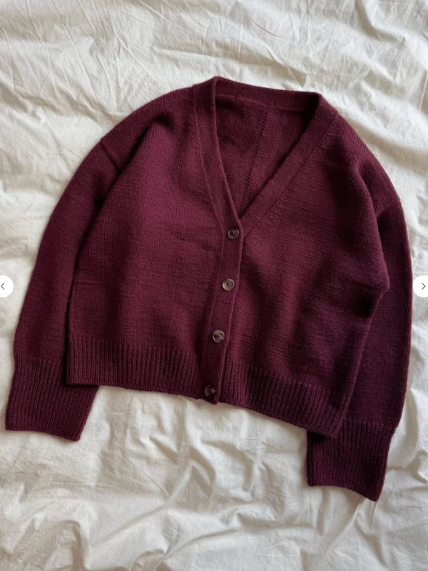 PetiteKnit Scarlet Cardigan -ENGLISH