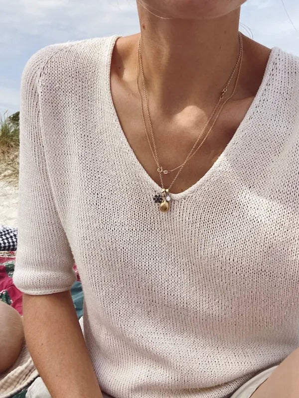 PetiteKnit -Cumulus Tee neuleohje